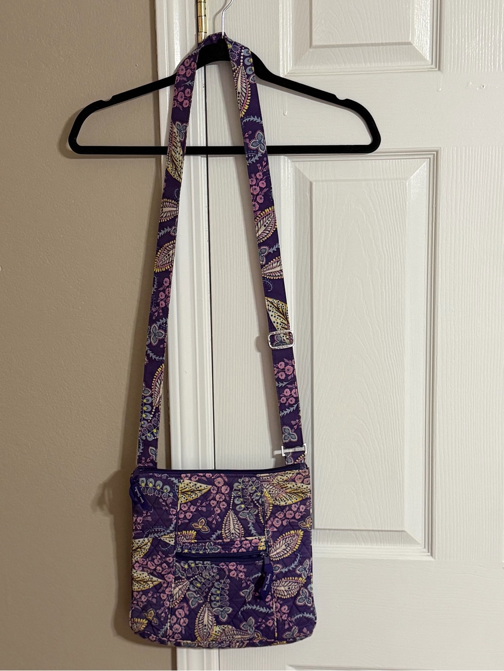 Vera Bradley Purple Paisley Crossbody Bag